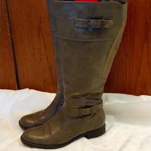 RELATIVITY BRAND KNEE HIGH BUCKLE boots size 8